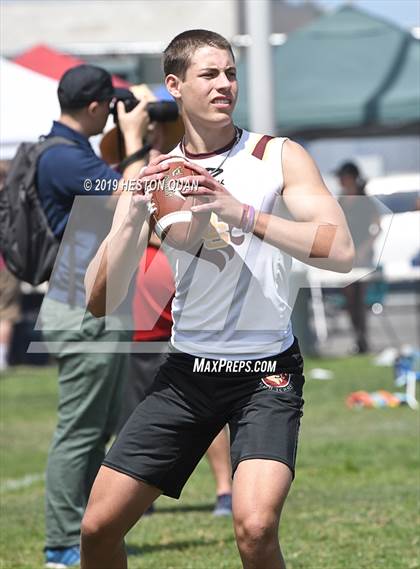 Thumbnail 2 in JSerra Catholic vs Centennial (Battle at the Beach 7x7) photogallery.