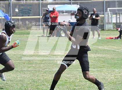 Thumbnail 2 in JSerra Catholic vs Centennial (Battle at the Beach 7x7) photogallery.