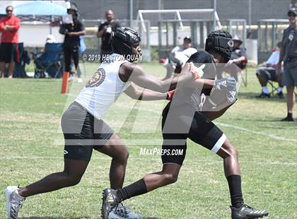Thumbnail 1 in JSerra Catholic vs Centennial (Battle at the Beach 7x7) photogallery.