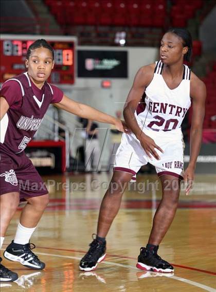 Thumbnail 1 in Gentry vs. University (T-Mobile Invitational) photogallery.