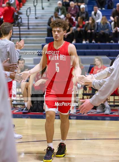 Thumbnail 1 in Mater Dei @ Rancho Christian (CIF SS Open Division Playoff) photogallery.