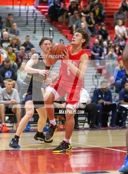 Thumbnail 1 in Mater Dei @ Rancho Christian (CIF SS Open Division Playoff) photogallery.