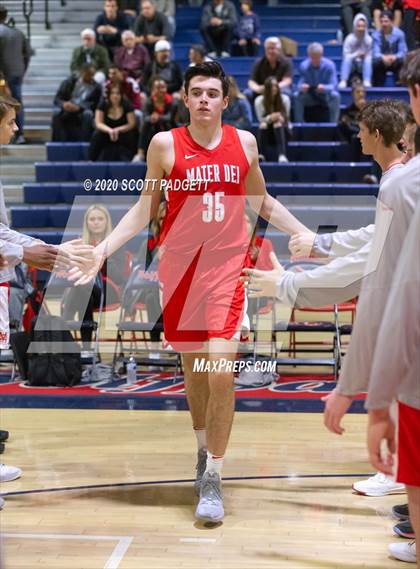 Thumbnail 1 in Mater Dei @ Rancho Christian (CIF SS Open Division Playoff) photogallery.