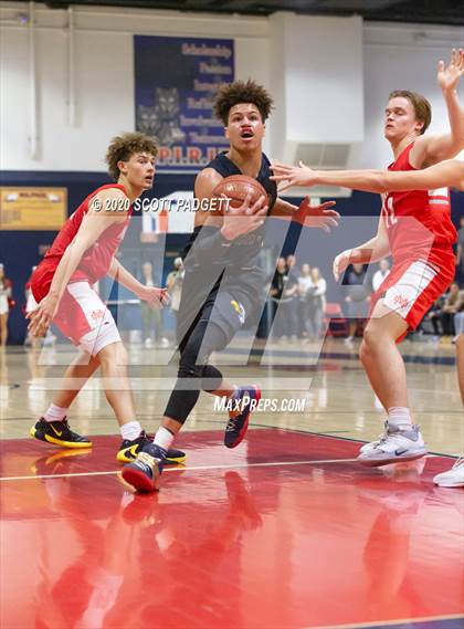 Thumbnail 1 in Mater Dei @ Rancho Christian (CIF SS Open Division Playoff) photogallery.