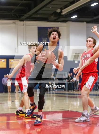 Thumbnail 2 in Mater Dei @ Rancho Christian (CIF SS Open Division Playoff) photogallery.
