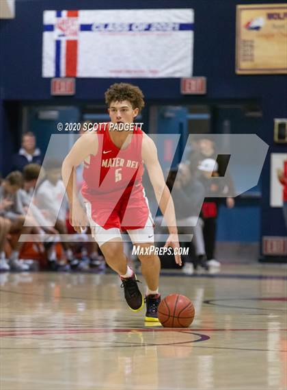 Thumbnail 1 in Mater Dei @ Rancho Christian (CIF SS Open Division Playoff) photogallery.