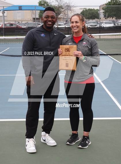 Thumbnail 1 in UIL 5A Boys and Mixed Doubles Semifinals photogallery.