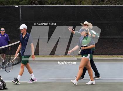 Thumbnail 3 in UIL 5A Boys and Mixed Doubles Semifinals photogallery.