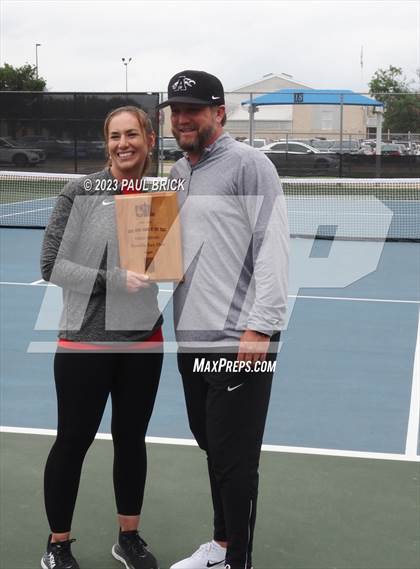 Thumbnail 2 in UIL 5A Boys and Mixed Doubles Semifinals photogallery.