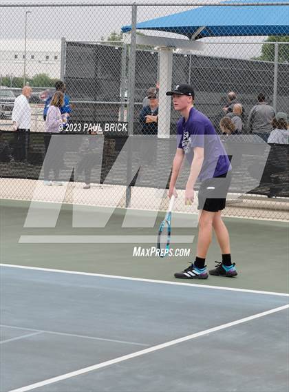 Thumbnail 3 in UIL 5A Boys and Mixed Doubles Semifinals photogallery.