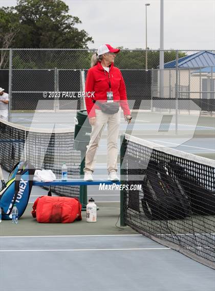 Thumbnail 1 in UIL 5A Boys and Mixed Doubles Semifinals photogallery.