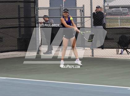 Thumbnail 3 in UIL 5A Boys and Mixed Doubles Semifinals photogallery.