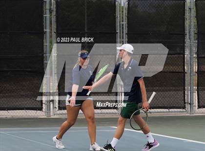 Thumbnail 2 in UIL 5A Boys and Mixed Doubles Semifinals photogallery.