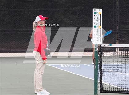 Thumbnail 3 in UIL 5A Boys and Mixed Doubles Semifinals photogallery.