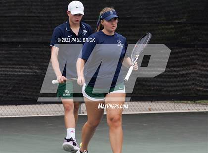 Thumbnail 2 in UIL 5A Boys and Mixed Doubles Semifinals photogallery.