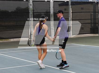Thumbnail 2 in UIL 5A Boys and Mixed Doubles Semifinals photogallery.