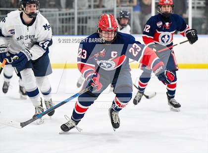 Thumbnail 1 in Holy Ghost Prep @ Malvern Prep (2022 Flyers Cup AAA Semifinal) photogallery.