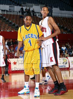 Thumbnail 2 in LACES vs. View Park Prep (CIF LA City Finals) photogallery.