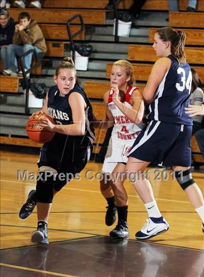 Thumbnail 2 in Cameron County vs Cowanesque Valley (Coudersport Holiday Tournament) photogallery.