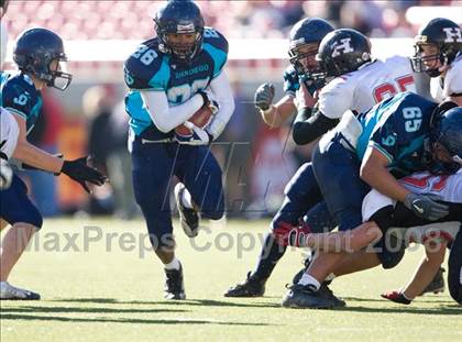 Thumbnail 2 in Hurricane vs. Juan Diego Catholic (3A State Final) photogallery.