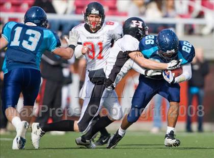 Thumbnail 2 in Hurricane vs. Juan Diego Catholic (3A State Final) photogallery.