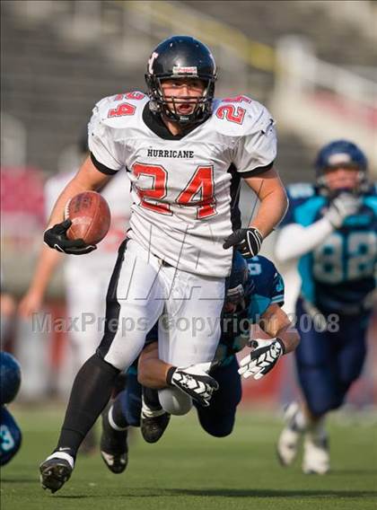 Thumbnail 2 in Hurricane vs. Juan Diego Catholic (3A State Final) photogallery.