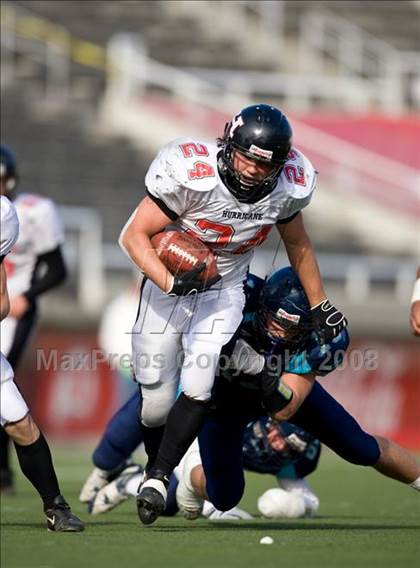 Thumbnail 3 in Hurricane vs. Juan Diego Catholic (3A State Final) photogallery.