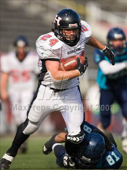 Thumbnail 1 in Hurricane vs. Juan Diego Catholic (3A State Final) photogallery.