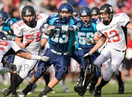 Thumbnail 1 in Hurricane vs. Juan Diego Catholic (3A State Final) photogallery.