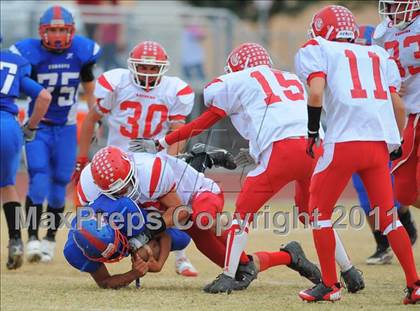 Thumbnail 1 in Camp Verde vs. St. Johns (AIA D5 Quarterfinal) photogallery.