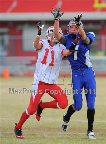 Thumbnail 1 in Camp Verde vs. St. Johns (AIA D5 Quarterfinal) photogallery.