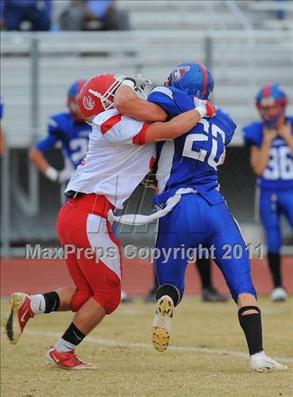 Thumbnail 1 in Camp Verde vs. St. Johns (AIA D5 Quarterfinal) photogallery.