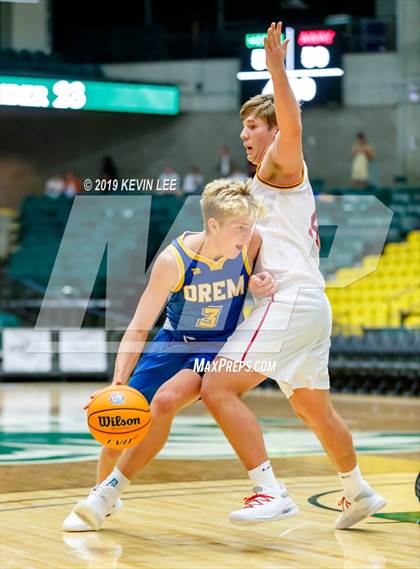Thumbnail 1 in Maple Mountain vs. Orem (Utah Valley Tip-Off Classic) photogallery.