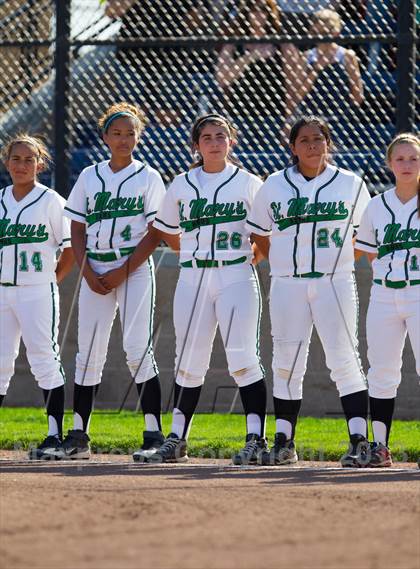 Thumbnail 3 in Lincoln @ St. Mary's (CIF SJS D1 Playoff) photogallery.