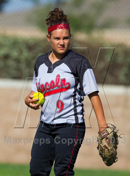 Thumbnail 3 in Lincoln @ St. Mary's (CIF SJS D1 Playoff) photogallery.