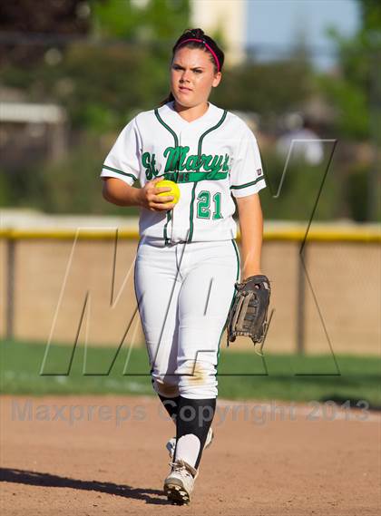Thumbnail 2 in Lincoln @ St. Mary's (CIF SJS D1 Playoff) photogallery.