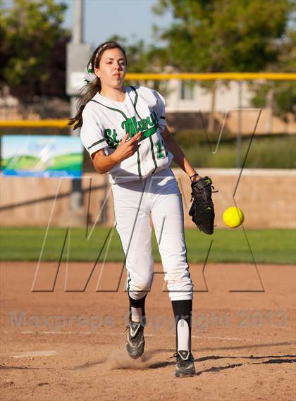 Thumbnail 3 in Lincoln @ St. Mary's (CIF SJS D1 Playoff) photogallery.