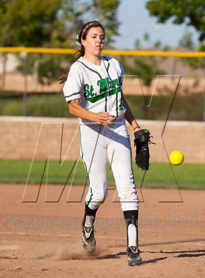 Thumbnail 2 in Lincoln @ St. Mary's (CIF SJS D1 Playoff) photogallery.