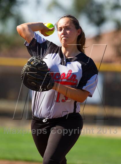 Thumbnail 3 in Lincoln @ St. Mary's (CIF SJS D1 Playoff) photogallery.