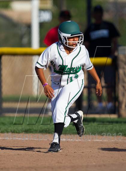 Thumbnail 3 in Lincoln @ St. Mary's (CIF SJS D1 Playoff) photogallery.