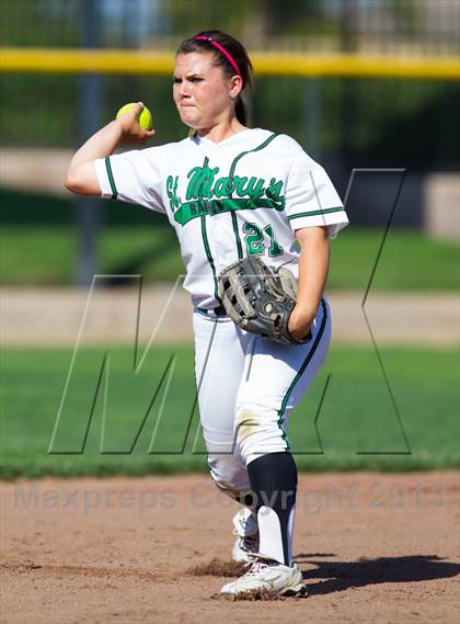 Thumbnail 2 in Lincoln @ St. Mary's (CIF SJS D1 Playoff) photogallery.