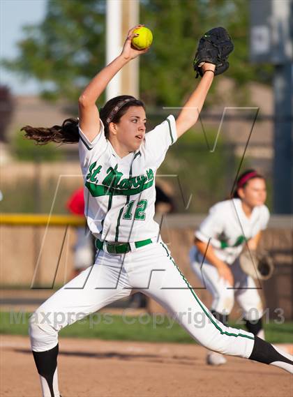 Thumbnail 2 in Lincoln @ St. Mary's (CIF SJS D1 Playoff) photogallery.