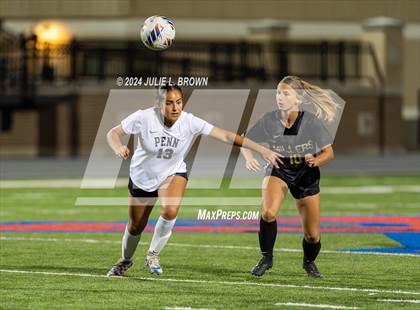 Thumbnail 2 in Noblesville vs. Penn (IHSAA 3A Semi-state Playoff) photogallery.