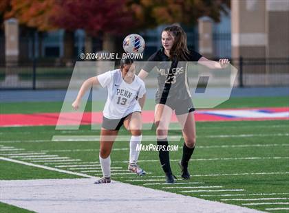 Thumbnail 1 in Noblesville vs. Penn (IHSAA 3A Semi-state Playoff) photogallery.