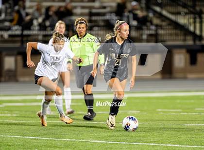 Thumbnail 3 in Noblesville vs. Penn (IHSAA 3A Semi-state Playoff) photogallery.