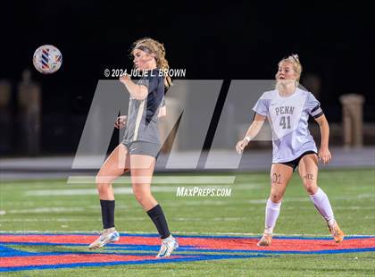 Thumbnail 1 in Noblesville vs. Penn (IHSAA 3A Semi-state Playoff) photogallery.