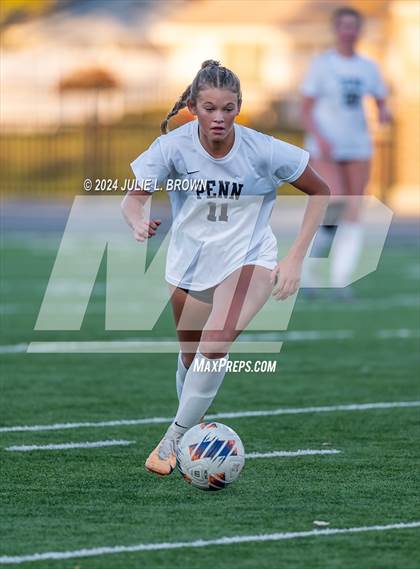 Thumbnail 2 in Noblesville vs. Penn (IHSAA 3A Semi-state Playoff) photogallery.