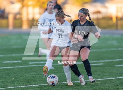 Thumbnail 1 in Noblesville vs. Penn (IHSAA 3A Semi-state Playoff) photogallery.
