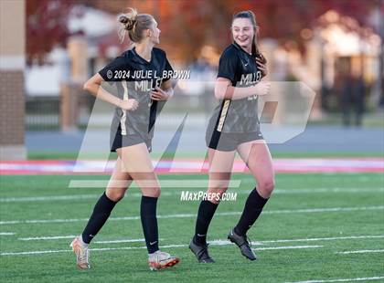 Thumbnail 1 in Noblesville vs. Penn (IHSAA 3A Semi-state Playoff) photogallery.