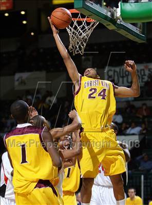 Thumbnail 3 in Christ the King vs Trenton Central (Prime Time Shootout) photogallery.